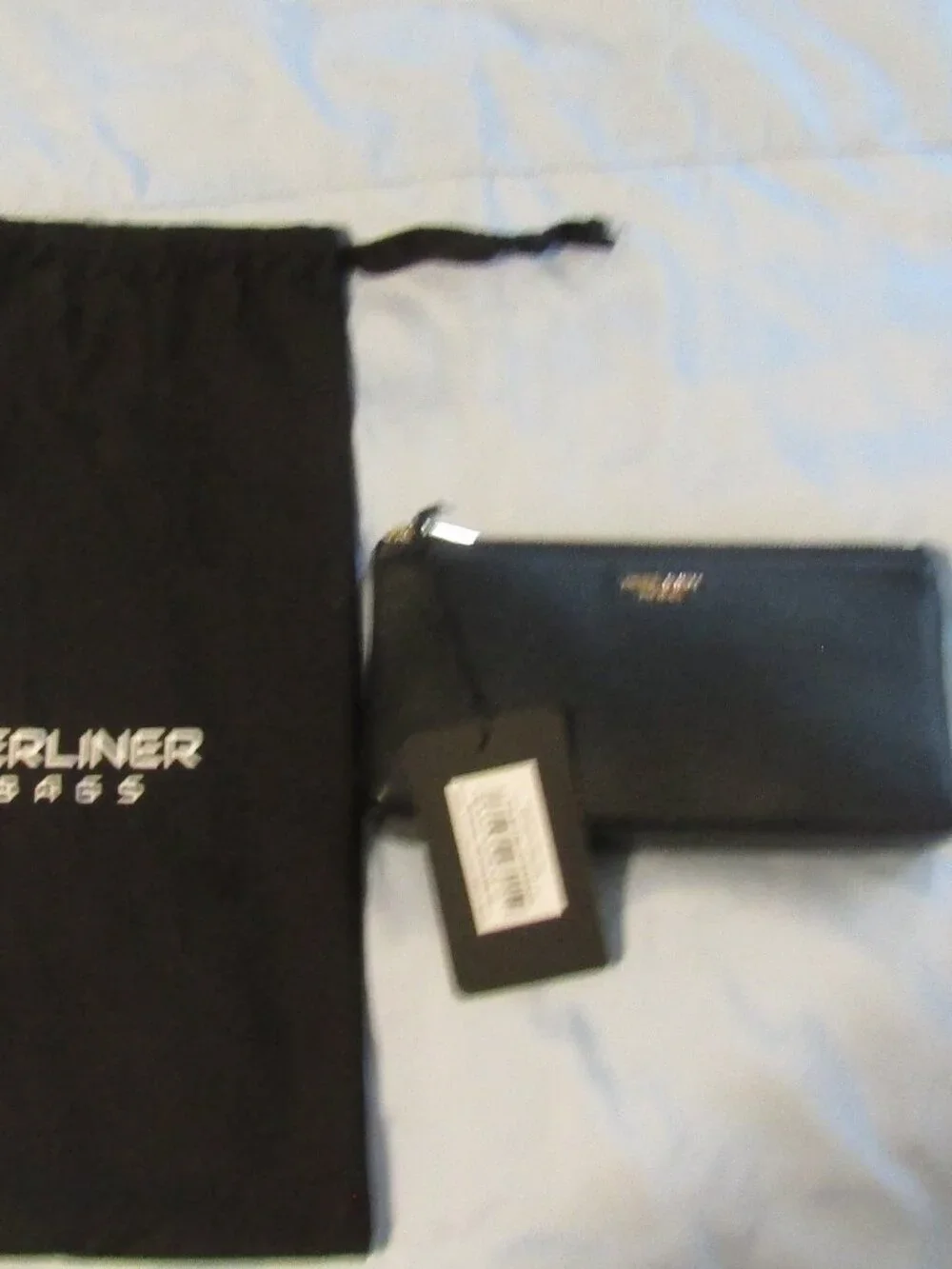 Handmade Black Leather New in Dustbag BERLINER ANNA POUCH BAG with Tags